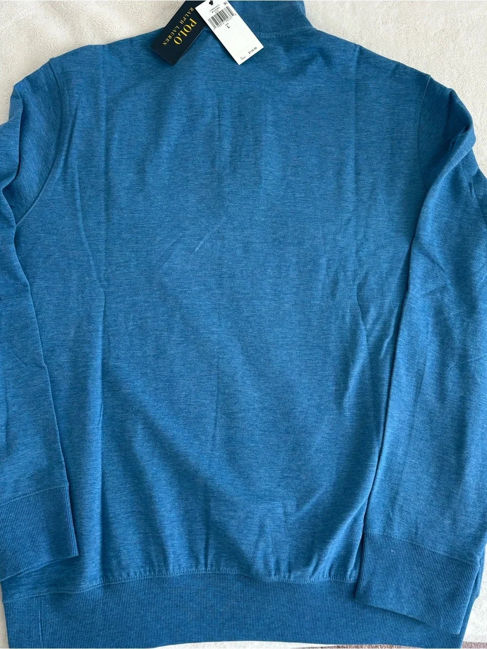 Polo Ralph Lauren Men's Blue Half-Zip Sweater